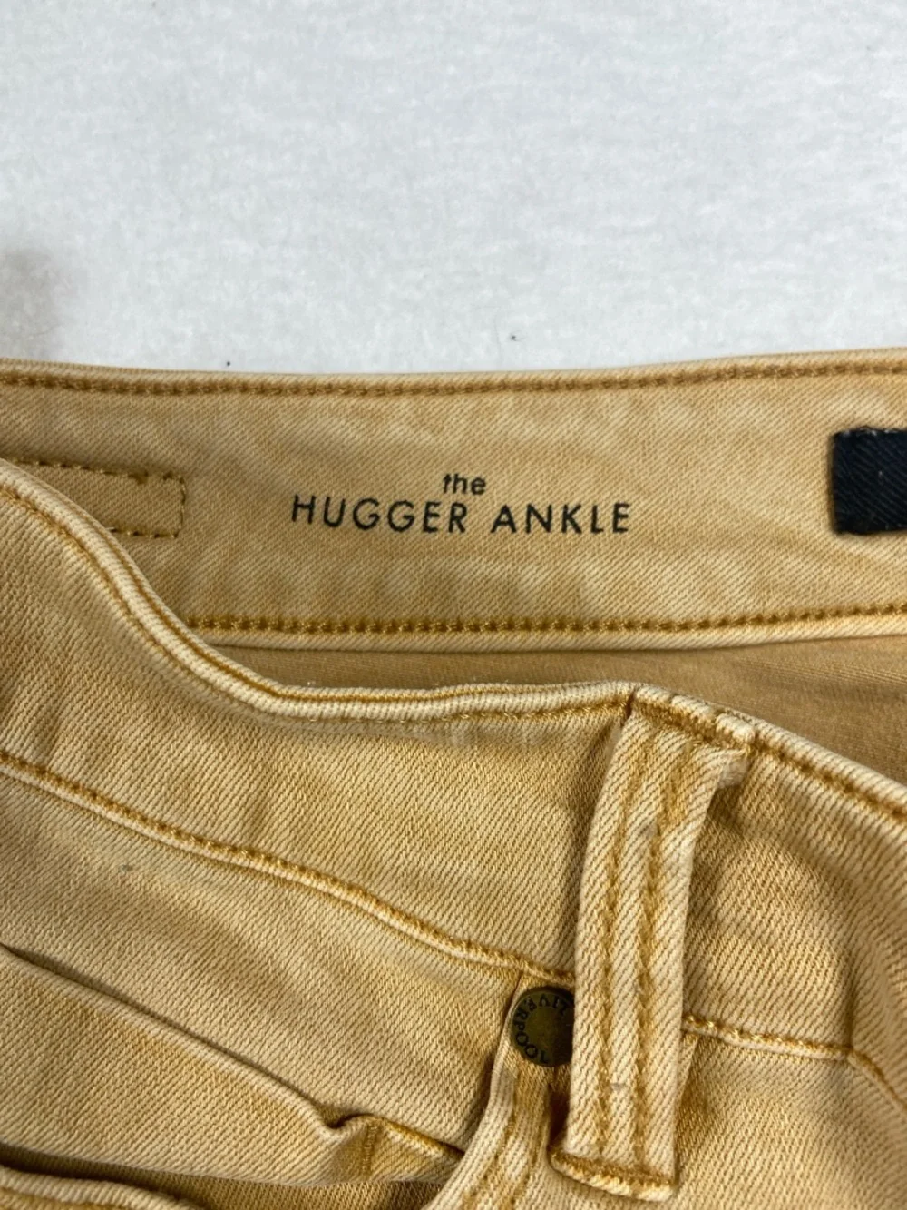 Liverpool Women’s Faded Gold Honey Hugger Ankle Jeans, Size 28/6 - Picture 3 of 14